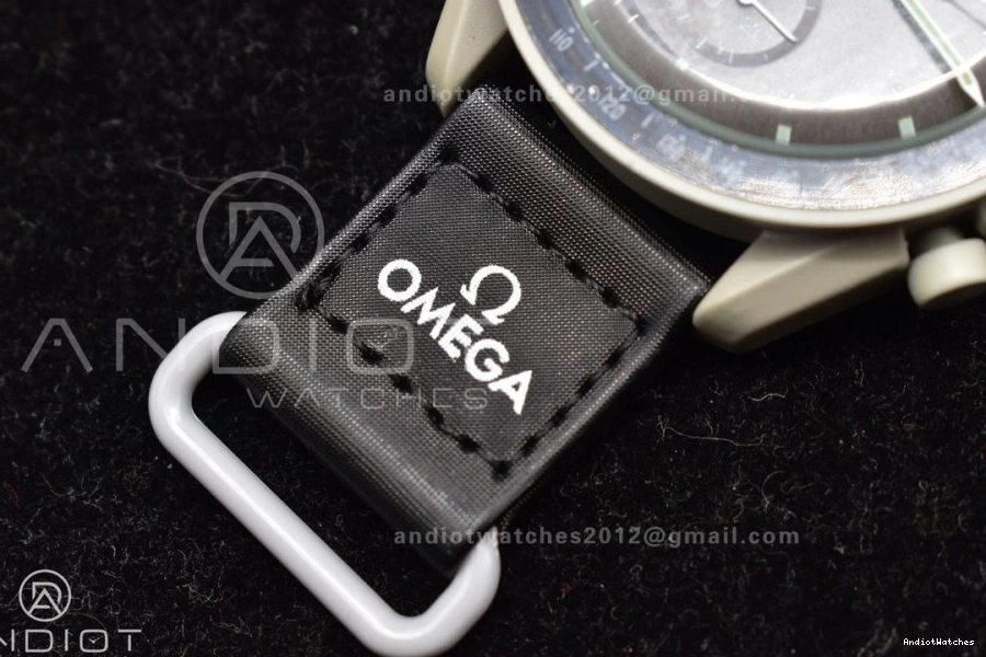 Swatch Omega Nylon The Bioceramic Moon Quartz 1184 to on x Vibrant Moonwatch Mission Strap 0519